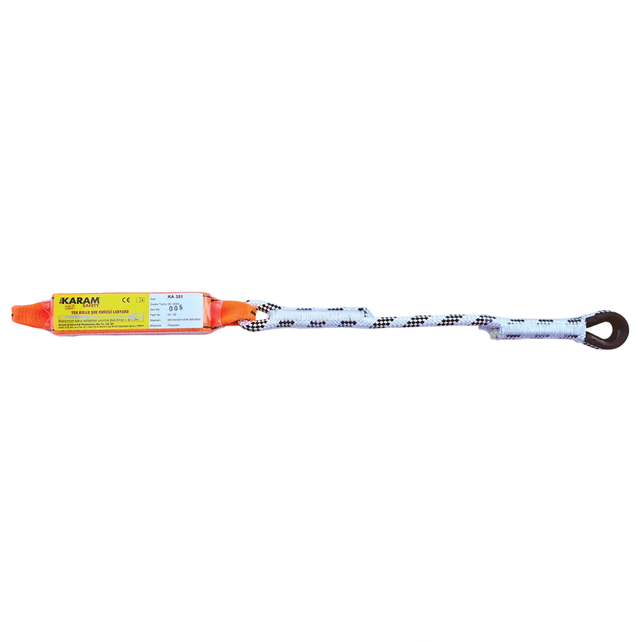 KA381 Şok Emici Tek İpli Statik Halatlı