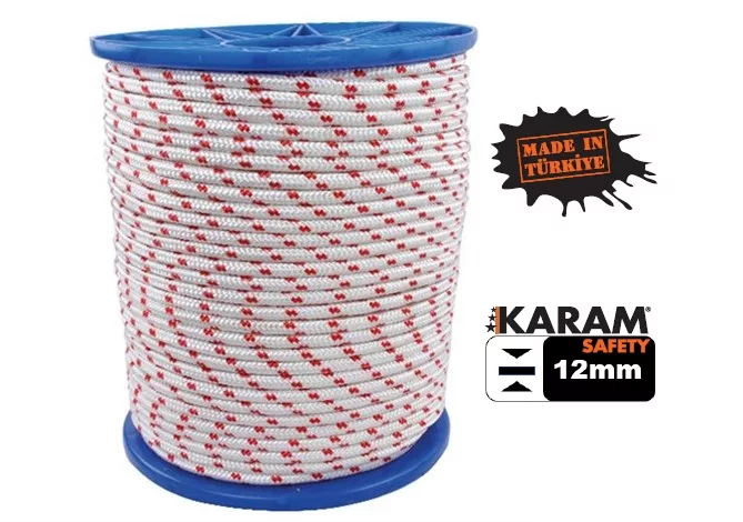 KH34 Polyester Statik Halat 12 mm